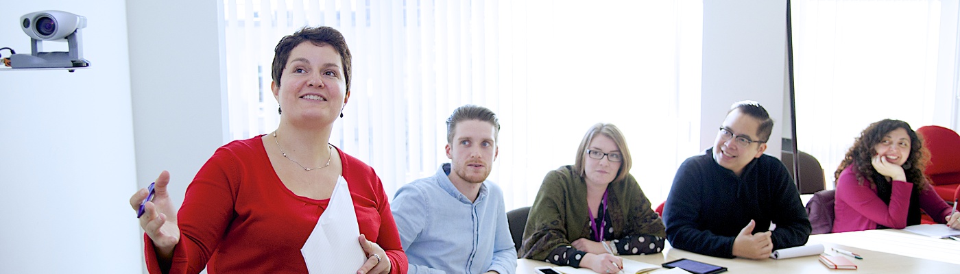 researchers in session